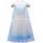 girls dress 2020 summer cotton shorts sleeves print clothes kids dress