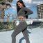Amazon Hot Sales Women New Styles Bodcon Yoga Suit Ladies Fitness Yoga Wear Women Two Piece Clothing Set