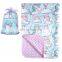 Premium Soft Plush Lightweight Unicorn Pink Minky Dot Toddler Baby Newborn Blanket 30"x40" for Girls