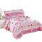 Ultrasonic Cartoon Quilt Sets Flower Daisy Quilt Lightweight 100% Microfiber Floral Bedspreads