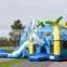 Dolphin Jungle Inflatable Bouncer Kids Jumping Castle Water Slide Bounce House With Slide