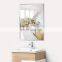 Beveled Edge Rough Edge Frameless Decorative Bathroom Glass Mirror