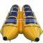 Hot Sale Inflatable Water Banana Boat, Funny Banana Boat Logo Printed for water sport