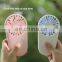 2021 Hot sell handheld mini fan rechargeable battery fan USB mini folding fan Low noise cute
