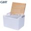 GiNT 11L Custom Logo Ice Cooler Box Durable Detachable Wooden Lid Ice Chest for Drinks