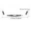 Carbon Fiber Front Bumper Lip for Mercedes Benz C Glass W205 C63 Sedan 4-Door 2015-2018