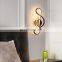 Modern personality design simple art notes led wall lamps for decoration
