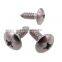 non standard stainless breathable screws with big truss head used in tableware equipments