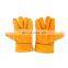 Wholesale high quality winter warmth lining cow split leather welding gloves