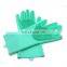 Customized Kitchen Cleaning Silicone Gloves Magic Brush Scrubber Rubber Gloves Dishwashing Gloves