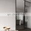 Modern Frameless aluminum interior noiseless sliding door for new house