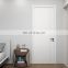 Slab white modern wooden interior solid office bedroom door design interior flush door