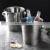 Wholesale Collapsible Insulation Beer Tin Silver Stainless Steel Hammer Stainless Steel Ice Bucket