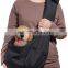 2021 hot sale fashion print breathable outdoor canvas carrier handsfree bear cat and dog chest bag shoulder bag