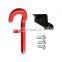 left rear trailer hitch car towing hook stainless steel for jeep JK 07-17
