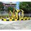 Customized inflatable zorb ball race go kart track for sale