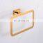 Golden bathroom accessories set 4-Piece sanitary hardware wall mounted hotel shower restroom gold