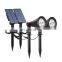 Waterproof IP65 Outdoor 4 LED Solar Spike Light For Garden Landscape LED Lawn Solar Spike Lamp