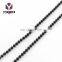Fashion High Quality Metal 36'' Necklace Ball Bead Chain Black
