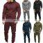 Men Tracksuit Men 2022 Spring Custom Gray Chenille Embroidery Sweatsuit Men Slim Fit Hoodie Tracksuit Sets