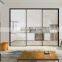 Aluminum Frame Three Tracks Narrow Sliding Glass Doors/ Hanging Doors/Slim Frame Sliding Door