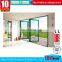 Customized Outdoor glass folding door interior al bi-fold glass partition wall panoramic folding door