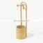 Handmade Organic Natural Freestanding Rattan Toilet Roll Paper Holder Woven Natural vietnam cheap wholesale