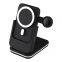 portable foldable magnetic  4-in-1 Wireless phone charger fast Charging Power Bank 5000 mAh  with holder