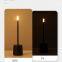Modern Gold Metal Cordless LED Table Lamp Home Restaurant Luxury Bar Design Touch Control Rechargeable Shade DC Battery Power