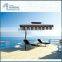 New outdoor umbrella with push-up system, beach and pool umbrella