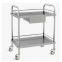 Hospital Furniture Clinic Equipment Stainless Steel Medical Instrument Trolley