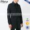 OEM celebrity fashion mens black winter trench coat