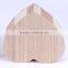 2016new design heart shape wooden jewelry box for gift packing
