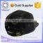 Blank China Good Wholesale Black Leather Strap Faux Leather 5 Panel Hat Manufacture