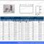 Tungsten carbide plates for making hardware