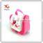 Toilet travel kit bag with metal hanging for girl