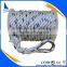 3 strand color marine rope polyester anchor line with thimble