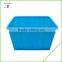 32.2L Plastic Rectangular Multi Storage Box with Wheel and handle box