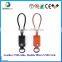 Double Micro USB cord leather data cable for samsung galaxy s6 htc mobile phones