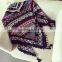 Fashion Retro Printed Pattern with Tassels Women Square Pashmina Encryption Twill Cotton Scarf                        
                                                Quality Choice