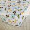 100% Cotton Printed Baby Crib Fitted Sheet