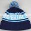 snow beanie cap with pompom