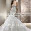 Ivory Organza Silver Decoration Sweetheart Mermaid 2013 Wedding Dre