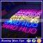 Super Bright Indoor Custom Store Colored Neon Light Sign