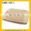 Honey Striped Bamboo Cutting Board With Hole