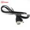 120cm USB Power cable wires with 3.5mm pin cable for flashlight and charger