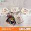 Folding sewing basket with handle colorful