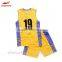 Hot sell customized quick dry basketball clothes