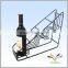 Office used counter metal wine bottle rack can display