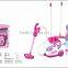 Toy Electric vacuum cleaner play set for kids with LED flashing light,B/O Toy dust collector game toy,Cleaning toy QQ228607
